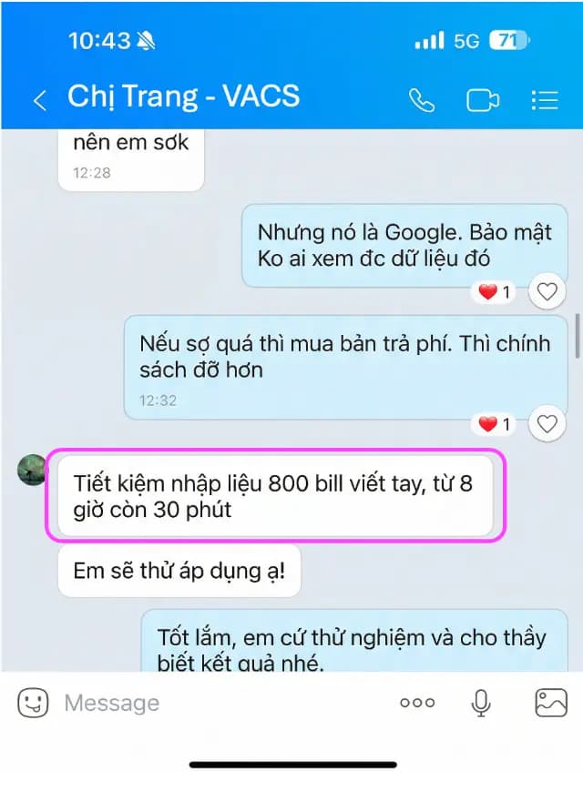 Sản phẩm của Chị Trang – VACS